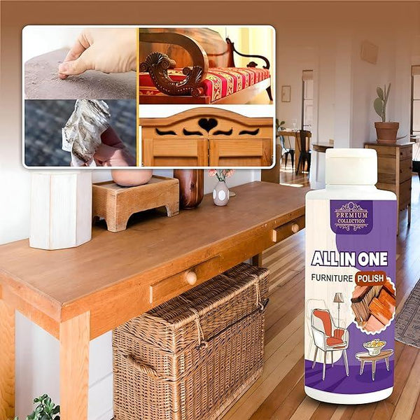 Polish Furniture Cleaner Shiner Floor Coating Paint Wood 100ML (Pack of 2)